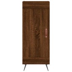 Vidaxl Skříň highboard hnědý dub 34,5 x 34 x 180 cm kompozitní dřevo