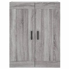 Vidaxl Skříň highboard šedá sonoma 69,5 x 34 x 180 cm kompozitní dřevo