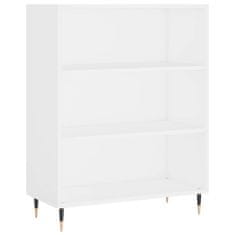 Greatstore Skříň highboard bílá 69,5 x 34 x 180 cm kompozitní dřevo