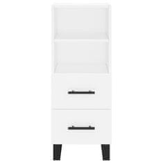 Vidaxl Skříň highboard bílá 34,5 x 34 x 180 cm kompozitní dřevo