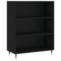 Vidaxl Skříň highboard černá 69,5 x 34 x 180 cm kompozitní dřevo