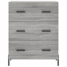 Vidaxl Skříň highboard šedá sonoma 69,5 x 34 x 180 cm kompozitní dřevo