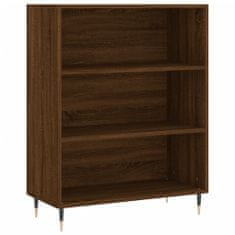 Vidaxl Skříň highboard hnědý dub 69,5 x 34 x 180 cm kompozitní dřevo