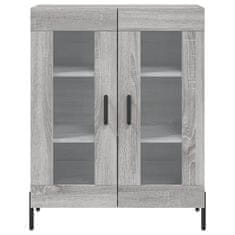 Vidaxl Skříň highboard šedá sonoma 69,5 x 34 x 180 cm kompozitní dřevo