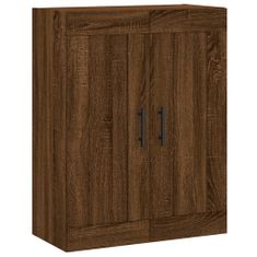 Vidaxl Skříň highboard hnědý dub 69,5 x 34 x 180 cm kompozitní dřevo