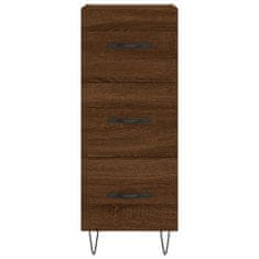 Vidaxl Skříň highboard hnědý dub 34,5 x 34 x 180 cm kompozitní dřevo