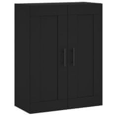 Vidaxl Skříň highboard černá 69,5 x 34 x 180 cm kompozitní dřevo