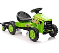 Lean-toys Traktor Na Pedály G206 Zelený