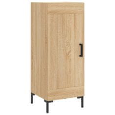 Vidaxl Skříň highboard dub sonoma 34,5 x 34 x 180 cm kompozitní dřevo