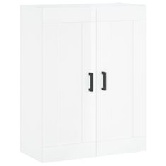 Vidaxl Skříň highboard lesklá bílá 69,5 x 34 x 180 cm kompozitní dřevo