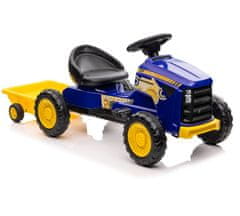 Lean-toys Traktor Na Pedály G206 Modrý