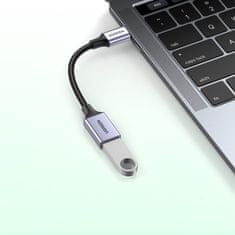 Ugreen USB C (samec) - USB (samice) 3.0 OTG kabel Ugreen US378 - 0.15m - Černá KP27732