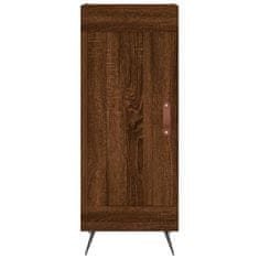 Vidaxl Skříň highboard hnědý dub 34,5 x 34 x 180 cm kompozitní dřevo