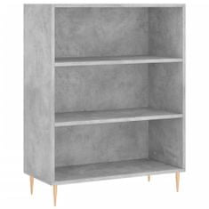 Vidaxl Skříň highboard betonově šedá 69,5x34x180 cm kompozitní dřevo