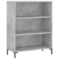 Vidaxl Skříň highboard betonově šedá 69,5x34x180 cm kompozitní dřevo