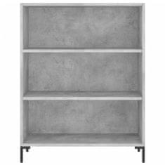 Vidaxl Skříň highboard betonově šedá 69,5x34x180 cm kompozitní dřevo