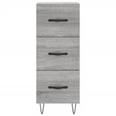 Vidaxl Skříň highboard šedá sonoma 34,5 x 34 x 180 cm kompozitní dřevo