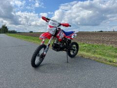 Leramotors Pitbike by APOLLO JAGUAR 125ccm 17“/14“ E-START - červená NOVÝ FACELIFT 