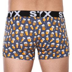 Styx 3PACK Pánské boxerky art sportovní guma nadrozměr (3R12672) - velikost 4XL