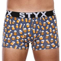 Styx 3PACK Pánské boxerky art sportovní guma nadrozměr (3R12672) - velikost 4XL