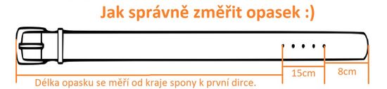 BAFPET Opasek VZ061 SANI MB Barva: Hnědá, Délka: 30mm x 70cm VZ061