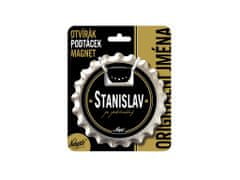 Nekupto Otvírák na pivo, podtácek se jménem STANISLAV V.I.P.