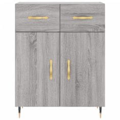 Vidaxl Skříň highboard šedá sonoma 69,5 x 34 x 180 cm kompozitní dřevo