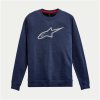 Alpinestars mikina AGELESS CREW Fleece modro-šedá M