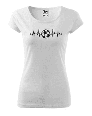 Fenomeno Dámské tričko Tep fotbal - bílé Velikost: XL