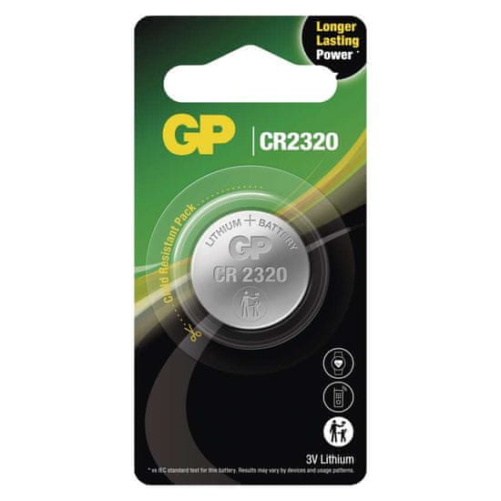 GP Lithiová knoflíková baterie GP CR2320, 1ks