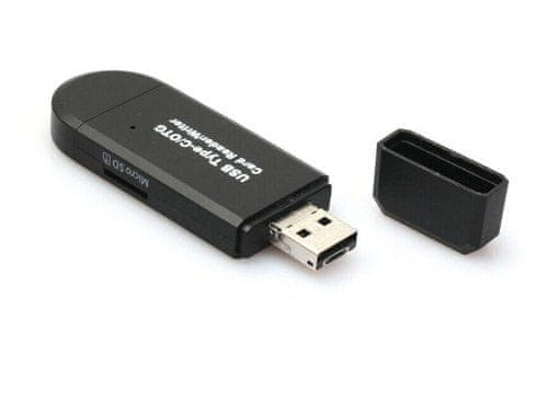 Verk 06258 Čtečka karet OTG 5 v 1, TF/SD, USB, Micro USB, USB-C