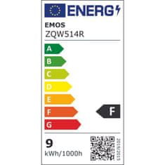 Emos Chytrá LED žárovka GoSmart A60 / E27 / 9 W (60 W) / 806 lm / RGB / stmívatelná / WiFi