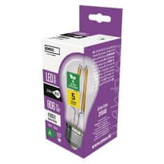 Emos LED žárovka Filament A60 A CLASS / E27 / 3,8 W (60 W) / 806 lm / neutrální bílá