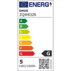 Emos Chytrá LED žárovka GoSmart MR16 / GU10 / 4,8 W (35 W) / 400 lm / RGB / stmívatelná / Wi-Fi