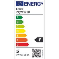 Emos Chytrá LED žárovka GoSmart svíčka / E14 / 4,8 W (40 W) / 470lm / RGB / stmívatelná / Wi-Fi