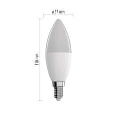 Emos Chytrá LED žárovka GoSmart svíčka / E14 / 4,8 W (40 W) / 470lm / RGB / stmívatelná / WiFi