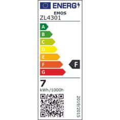 Emos LED žárovka Classic MR16 / GU10 / 6,1 W (45 W) / 560 lm / teplá bílá / stmívatelná