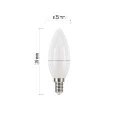 Emos LED žárovka Classic svíčka / E14 / 5 W (40 W) / 470 lm / studená bílá