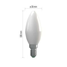 Emos LED žárovka Classic svíčka / E14 / 4,1 W (32 W) / 350 lm / teplá bílá