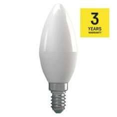 Emos LED žárovka Classic svíčka / E14 / 4,1 W (32 W) / 350 lm / teplá bílá