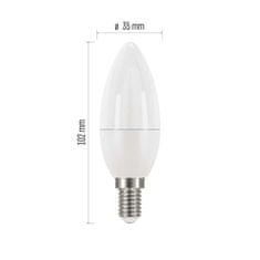 Emos LED žárovka Classic svíčka / E14 / 5 W (40 W) / 470 lm / neutrální bílá