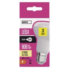 Emos LED žárovka Classic R63 / E27 / 8,8 W (60 W) / 806 lm / teplá bílá