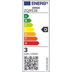 Emos LED žárovka Classic JC / G9 / 2,5 W (32 W) / 350 lm / neutrální bílá