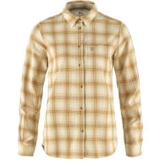 Fjällräven Övik Flannel Shirt W, chalk white-dune beige, s