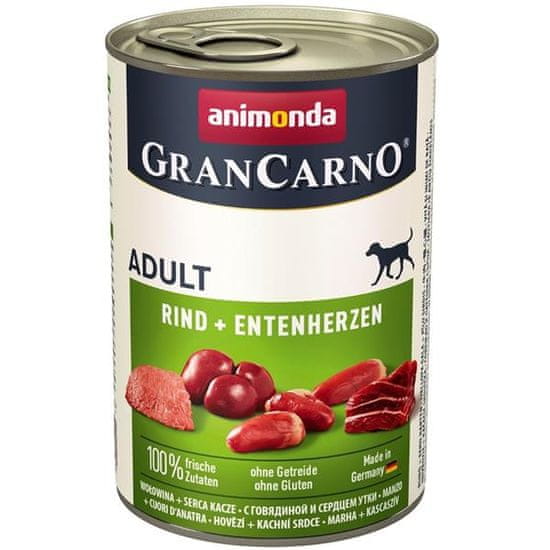 Animonda GranCarno dog konz. - hovězí + kachna 400 g