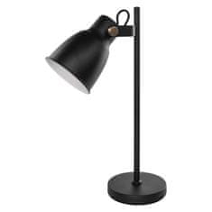 Emos Stolní lampa JULIAN na žárovku E27, černá