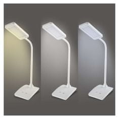 Emos LED stolní lampa EDDY, bílá