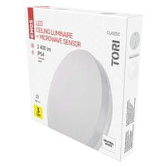 Emos LED svítidlo s pohybovým čidlem TORI 33 cm, 24 W, neutrální bílá, IP54