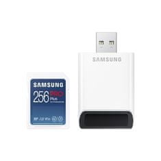 Samsung Paměťová karta PRO Plus SDXC (160R/ 120W) 256 GB + USB adaptér