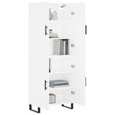 Greatstore Skříň highboard bílá 69,5 x 34 x 180 cm kompozitní dřevo